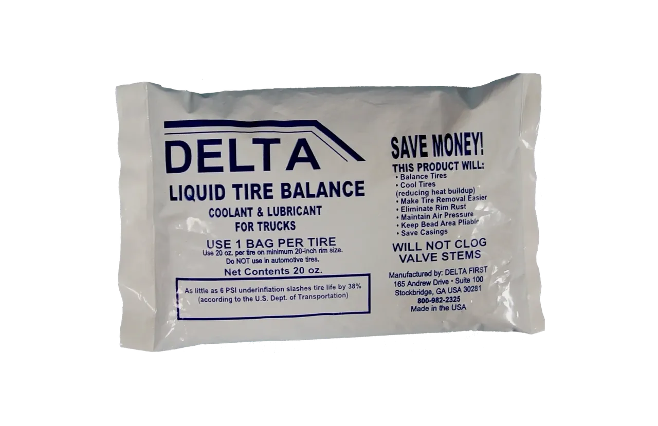 Liquid tire balance for trucks