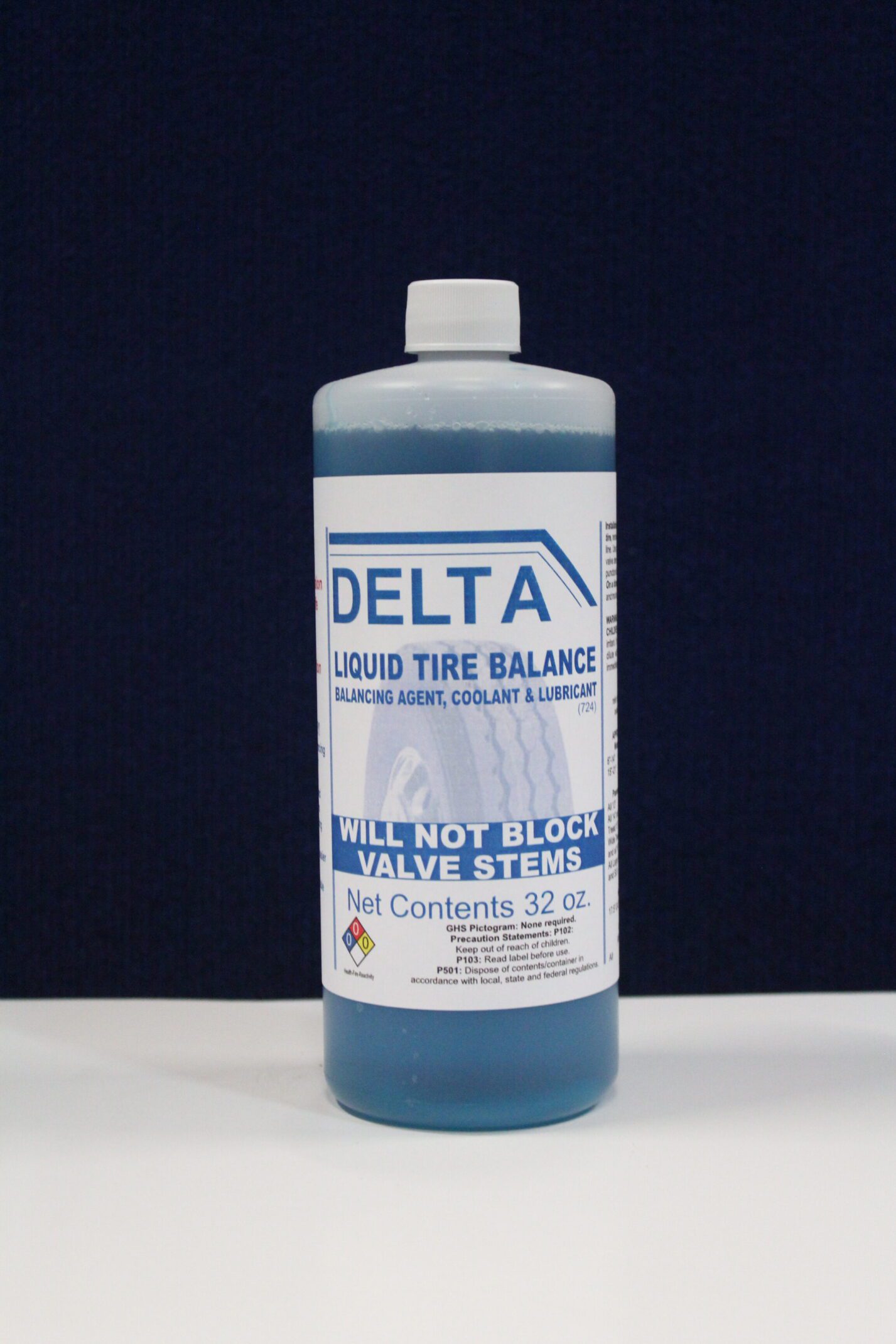 Bottle of Delta liquid tire balance